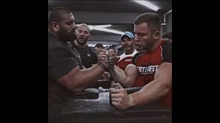 Irakli now 🦾 iraklizirakashvili levansaginashvili armwrestling sport edit rec [upl. by Nico]