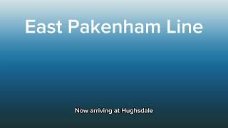 East Pakenham Line Service Announcements ￼ [upl. by Tamis]