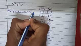 Find cube root of 46656 by prime factorisation method in hindi [upl. by Weight311]