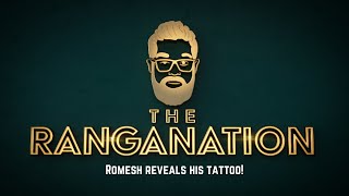 The Ranganation  Romesh reveals his tattoo [upl. by Kwan309]