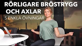 5 rörlighetsövningar för bröstryggen [upl. by Aisat]