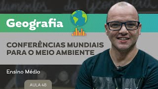 Conferências mundiais para o meio ambiente​  Geografia  Ensino Médio [upl. by Katina]