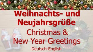 Christmas amp new year greetings Weihnachts und Neujahrsgrüße [upl. by Jennine]