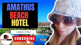 Amathus Beach Hotel Limassol A Luxurious Coastal Retreat [upl. by Annayhs]