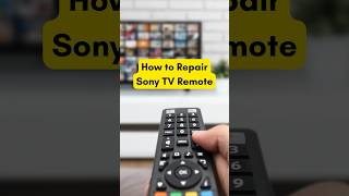 How to Repair your Sony TV remote control sonytvremote tvremote [upl. by Ahseyk]