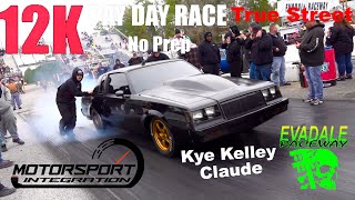 12K Pay Day No Prep Race at Evadale Raceway TRUE STREET [upl. by Halian]