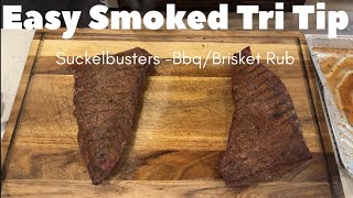 Easy Smoked Tri Tip  Traeger [upl. by Karola939]