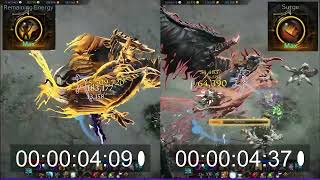 Surge vs Re 10 Deska Runs Consistent dmg vs Burst which is better [upl. by Norabel]