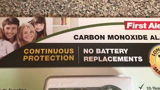 First Alert Carbon Monoxide Alarm From Costco [upl. by Babb]