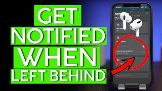 How to get Notified if you Left your Airpods Pro Behind [upl. by Avivah]