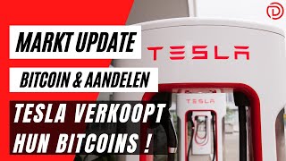 Tesla Verkoopt Bitcoins   Koers Update Bitcoin amp Aandelen [upl. by Clim]