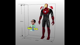 Ironman  Mark 47 de papercraft [upl. by Nohsar]