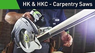 HK amp HKC 55 Circular Saws with Guide Rail Precision Cuts with Maximum Portability [upl. by Assirual]