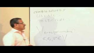 Subespacios vectoriales y combinaciones lineales  Sesión 9  67 [upl. by Yazbak]