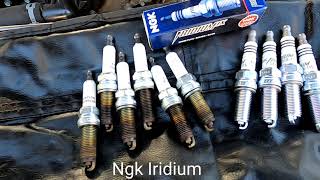 TUNE UP  SPARK PLUGS  2017 DODGE CHALLENGER  DETAILED  HowtoDiy [upl. by Aierbma]