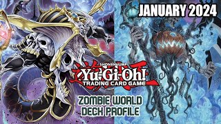 BRINGING THEM BACK Zombie Deck Profile  January 2024  YUGIOH [upl. by Aimerej]