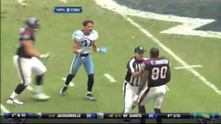 Cortland Finnegan and Andre Johnson Fight Houston Texans vs Titans Hi DEF [upl. by Atsira264]