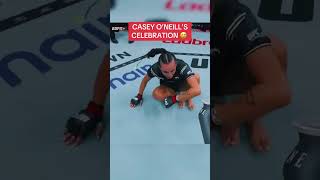 Casey ONeills celebration at UFC305 😅 shorts [upl. by Cleland]