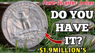 TOP 3 US WASHINGTON QUARTER DOLLAR WORTH MILLION DOLLARSRare ampMost Valuable Washington quarters [upl. by Collayer42]