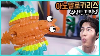 아노말로카리스 공룡 장난감이 학교에 오다 공룡메카드 상황극 Anomalocaris dinosaur toy [upl. by Lyon390]