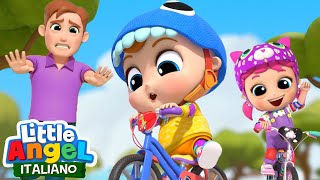 Brum Brum la Mia Bici Velocissima 😎🚀 Cartoni Animati amp Canzoni Bambini  Little Angel Italiano [upl. by Cari]