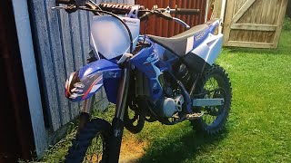 YAMAHA YZ85 AUTUMN RIDE🔥💙🍁 [upl. by Ahsinal211]