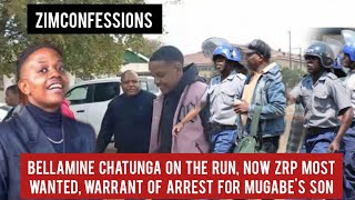 Bellamine Chatunga On The Run Now ZRP Most Wanted Warrant Of Arrest For Mugabes Son [upl. by Forta]