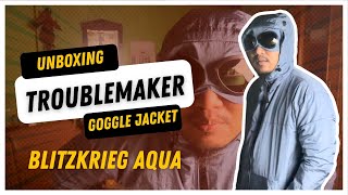 GOGGLE JACKET TROUBLEMAKER BLITZKRIEG AQUA GREEN REVIEW [upl. by Pan242]