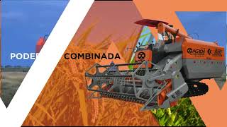 Combinada cosechadora  Star 120  Agron [upl. by Jeri]