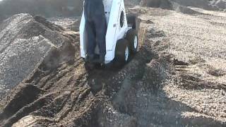 RAMROD Mini Skid Loader 930  working in the dirt pile [upl. by Vogeley276]