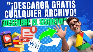 😮¡Descarga GRATIS cualquier ARCHIVO GOOGLE DRIVE [upl. by Gazo620]