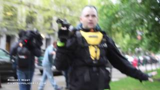 Man pulls gun on crowd of Protesters [upl. by Lotsirk]