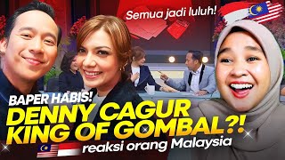 🇮🇩 FULL NGAKAK🤣🤣 DENNY CAGUR GOMBALIN NAJWA SHIHAB dan yang lainnya sampe BAPER  🇲🇾 REACTION [upl. by Meelas710]