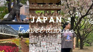 Japan Travel Diaries Cherry Blossoms amp Ramen🍜🌸 my dream Gotokuji Temple MOST BEAUTIFUL Starbucks [upl. by Anibas741]