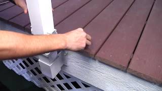 How to Install Fascia Mount Railing Installation [upl. by Anoit]