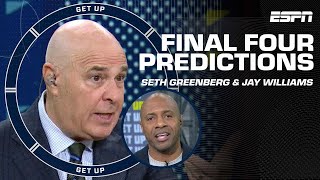 Seth Greenberg amp Jay Williams’ Final Four predictions 🏀  Get Up [upl. by Enidlarej]