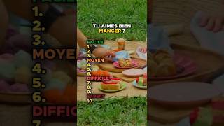 Tu connais les diffe rentes nourritures du monde  quiz cuisine learnfrench food world [upl. by Nileuqay]