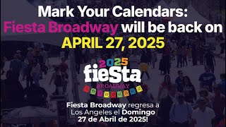 Join us at Fiesta Broadway 2025 [upl. by Garneau348]