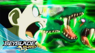 BEYBLADE BURST  Ep45 Spryzen vs Wyvron  Ep46 Battle for the Top Valt vs Xander [upl. by Dougie615]