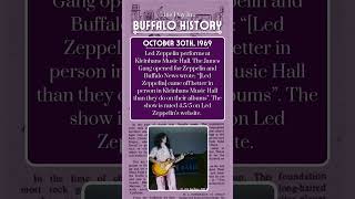 OnThisDay In 1969 Led Zeppelin Performs at Kleinhans [upl. by Bruell]