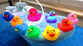 Aprende los COLORES con Patitos de Goma en la Bañera 🐥🐤Video de Educativo para niños  Complet Fun [upl. by Anoniw]