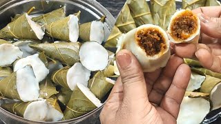 Rice Dumplings Traditional Goan Holle Recipe  Rice Coconut jaggery Dumplings [upl. by Bringhurst]