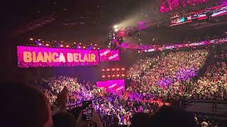 BIANCA BELAIR ENTRANCE  WWE BACKLASH FRANCE  LYON  04052024 [upl. by Itagaki]