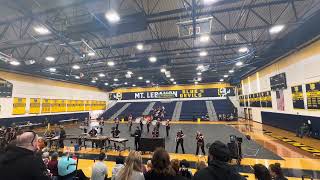 Connellsville High School Indoor Percussion Region 8 Championships 42724 [upl. by Pani]