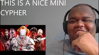 Horror Villain Rap  ChewieCatt ft NemRaps Zach B Mega Ran Kevin Bennett Reaction [upl. by Atinrahc]