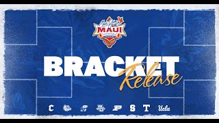 2023 Maui Jim Maui Invitational Bracket Released [upl. by Bria]