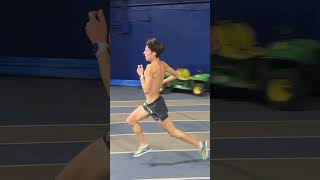 Nico Youngs BIG Workout Prior To Collegiate Record 5k 👀 [upl. by Nhguavad728]