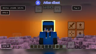 MINECRAFT BEST MCPE CLIENT 121ATLAS CLIENT [upl. by Davida]