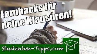 Klausuren in der Uni und dem Abi 🖊 Lerntipps für gute Noten ohne lernen StudentenTipps [upl. by Secor]