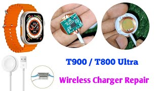 T900 Ultra Smartwatch Ka Wireless Charger Kaise Repair Kare  Wireless Charging Repair t900ultra [upl. by Fabien]